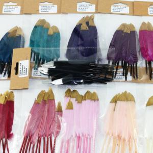 10-14cm Feather with glitter ST94076