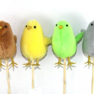 10cm Easter chick on 50cm stick 19EA021AS-50