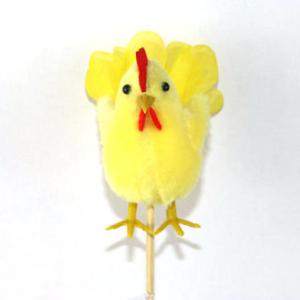 10cm Easter chick on 50cm stick 19EA021KS-50