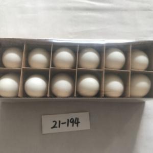 12PC white chick egg 19-194