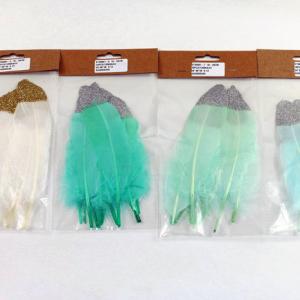 18-20cm Feather with glitter ST94061