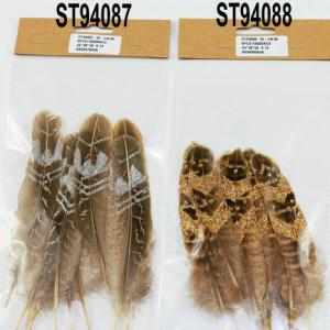 18-24cm Feather with glitter pattern ST94087,088