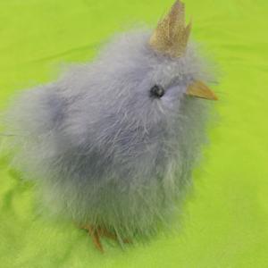 18cm Feather chick with crown ST91040