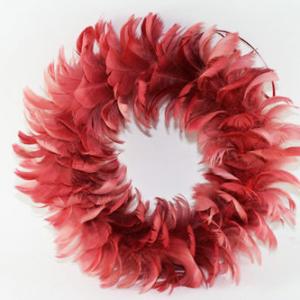 20cm Feather wreath