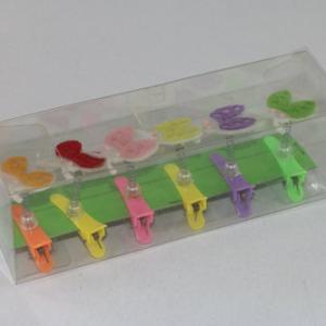 2cm beetle with clip color asst. 6pk