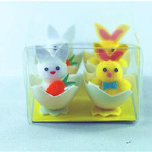 2pc bunny with carrots 2pc bunny with tie