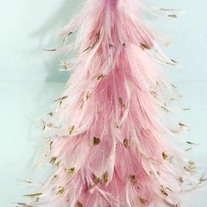 30cm Feather tree with glitter