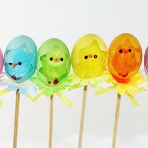 3cm chenille in the egg and on the stick