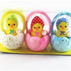 3pc chicken in  colour basket