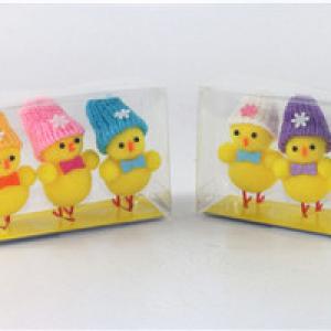 3pc chicken with the wool hat and tie