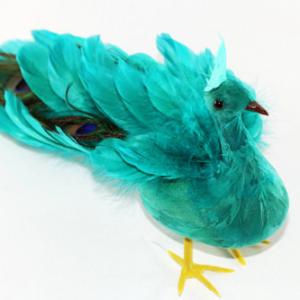 40cm Feather peacock