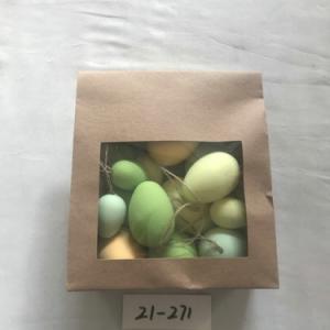 4,6,7cm plastic egg 16pc asst. 21-271/272/273