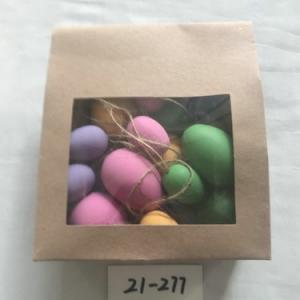 4,6,7cm plastic egg 16pc asst. 21-277/278/279/280