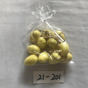 4cm plastic egg with spot and rope 12PC 21-201/202/203
