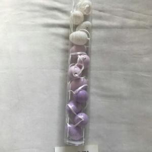 4cm plastic egg with spot and rope 12PC 21-251/252/253