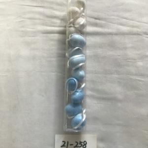 4cm plastic egg with spot and rope 12PC 21-257/258/259/260