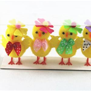4pc chicken with colour flower