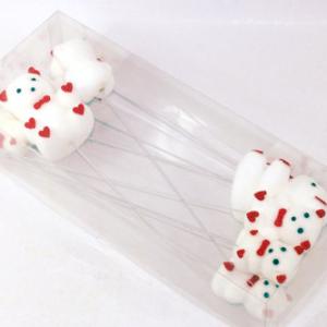 5.5cm, 7cm bear with stick 10pc asst. 18A202