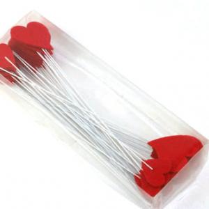 5cm, 3.5cm heart with stick 36pc asst. 18A204A1