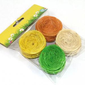 5cm Easter nest color asst. 12pk