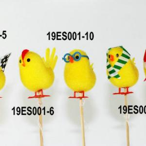 5cm chick with tail & headscraf & glass on the stick 