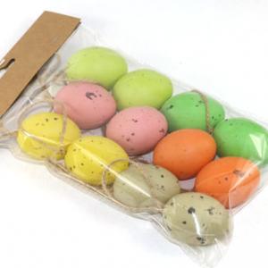5cm plastick egg with rope 12pc 13BY012