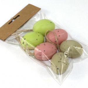 5cm plastick egg with rope 6pc 13BY010