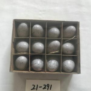 5cm plastick egg with spot and rope 12pc 21-291/292/293