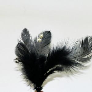 6-12cm Feather with pearl ST94102