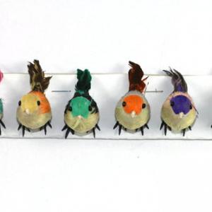 6cm Feather bird ST92054