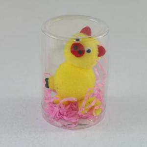 6cm Pom pom pig in pvc tube