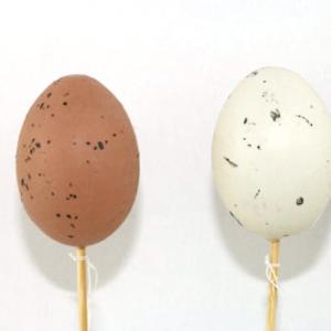 6cm plastic egg on stick 12BS001-2