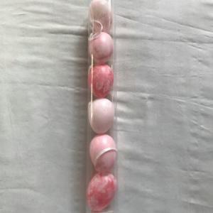6cm plastick egg with spot and rope 6pc 21-361/362/363
