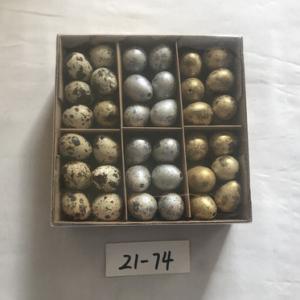 72PC Quail egg color asst. 21-74/75/76