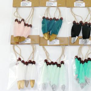 8-14cm Feather hanging decoration ST95117
