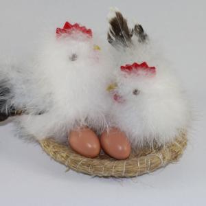 A pair of feather chick in nest ST91018