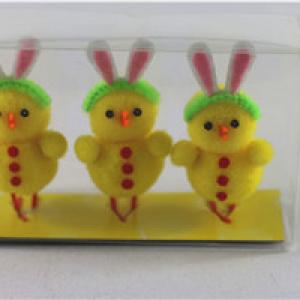 Chicken with antlers and buttons - 副本