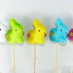 Easter bunny on 50cm stick 15BS404-50,15BS404-1-50