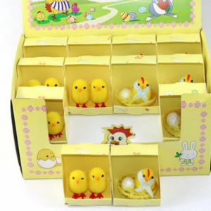 Easter chick 2 asst in display box 15BY628
