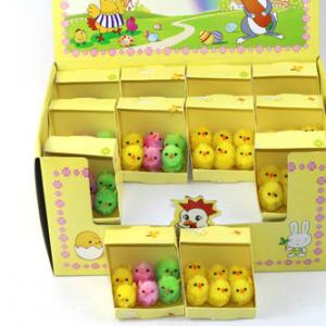 Easter chick 2 asst in display box 15BY630-2