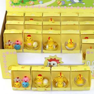 Easter chick 4 asst. in display box 15BY608
