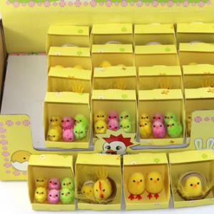 Easter chick 4 asst in display box 15BY611