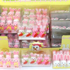 Easter chick, bunny 3 asst in display box 15BY613