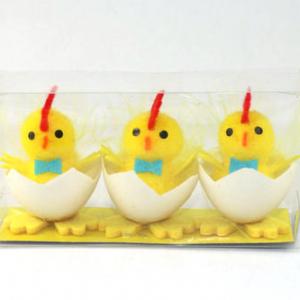 Easter chick in egg 3pk EA3020