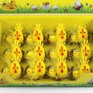 Easter chick in nest 12pk 15BY269/270/274
