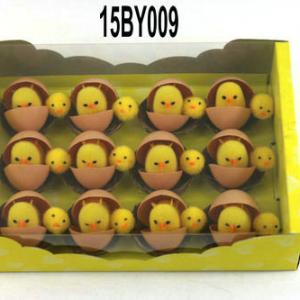 Easter chick with egg in nest 15BY009/067/077