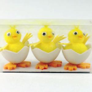 Easter duck in egg 3pk EA3020-1