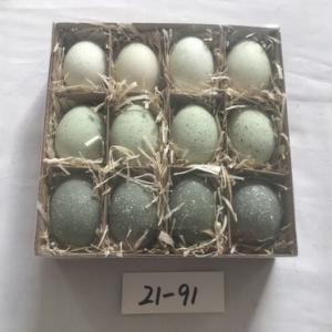 Easter egg color asst. with spot 12pc  21-91/92/93
