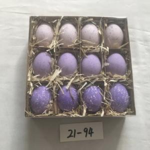 Easter egg color asst. with spot 12pc  21-94/95/96