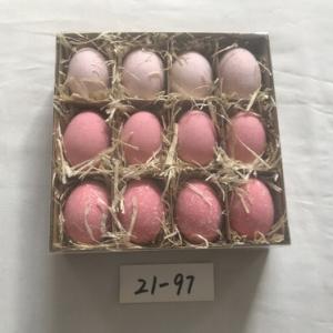 Easter egg color asst. with spot 12pc  21-97/98/99/100